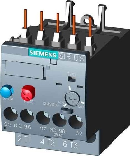 Siemens 3RU Overload Relay 1NO + 1NC, 1.1 → 1.6 a F.L.C, 1.6 a Contact Rating, 0.55 KW, 3P, SIRIUS Innovation